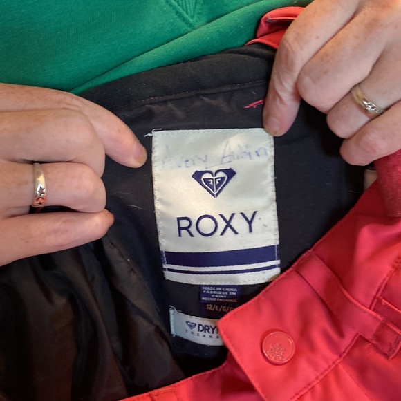 Girls Roxy Snowpants Size 12/Large - Picture 4 of 4